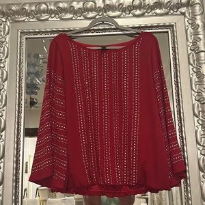 Like New Alfani Red Blouse